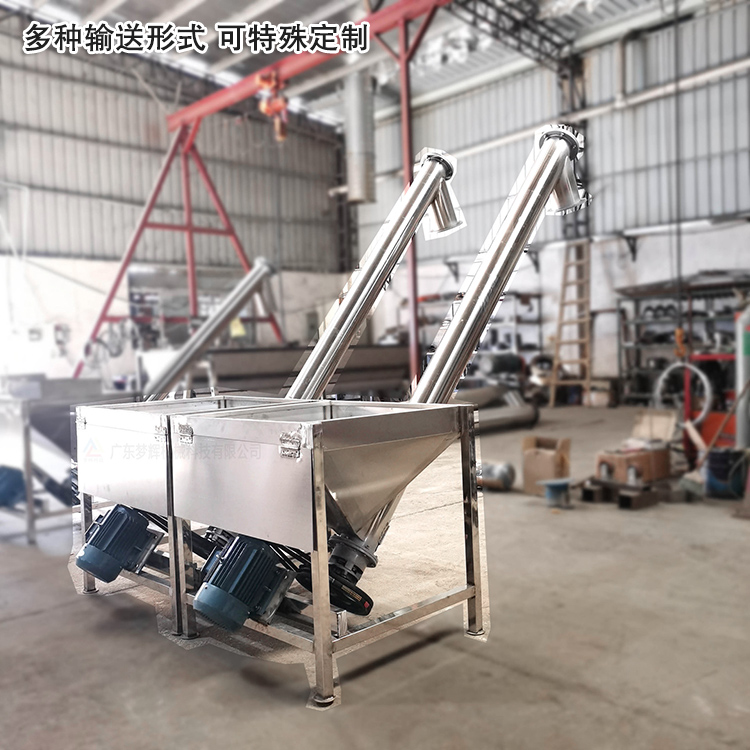 不銹鋼螺旋輸送機可“量身定制”，多種輸送形式